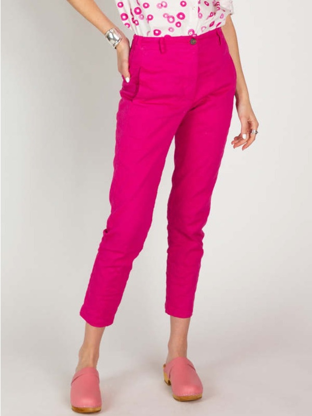 H+ Hannoh Wessel Palba Trousers Hot Pink Pants Womens Size 36 / US S